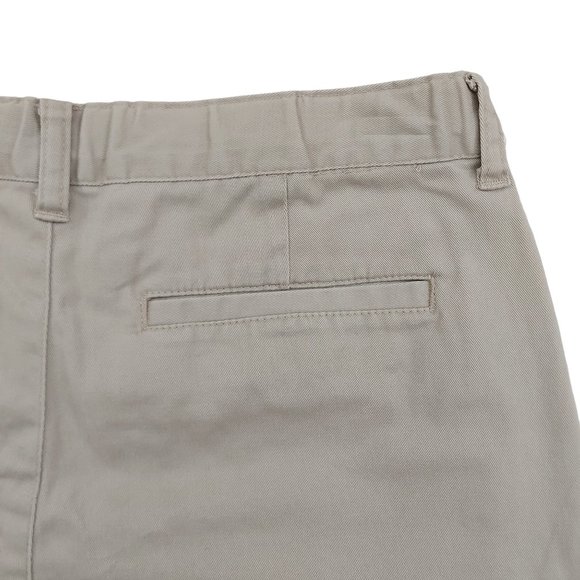 Wonder Nation Youth Juniors Casual Shorts 20 Beige Flat Front Cotton Blend - Picture 5 of 8